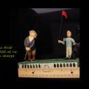 Mechanical bank - Vintage golf gift - metal toy - cast iron bank - Birdie Putt - Golfer and caddie - hole in one - gag gift