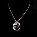 vintage HYPNOTIC  Spinner necklace - wind chime design -  adjustable modernist pendant - mystical design - gift for her