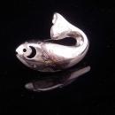 Signed fish brooch / vintage silver whale / starfish nautical gift / Trifari mermaid gift / Aquarius birthday / february birthday gift