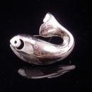 Signed fish brooch / vintage silver whale / starfish nautical gift / Trifari mermaid gift / Aquarius birthday / february birthday gift