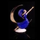 Erotic art deco statue - exotic Erte Moon sculpture -  Vintage Goddess statue - Mantle sculpture - signed art - Victoria Oldham