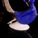 Erotic art deco statue - exotic Erte Moon sculpture -  Vintage Goddess statue - Mantle sculpture - signed art - Victoria Oldham