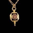 1740 University Pennsylvania key fob necklace - alumni college - Leges sine Moribus vanae - Wharton School fob