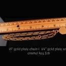 1740 University Pennsylvania key fob necklace - alumni college - Leges sine Moribus vanae - Wharton School fob