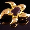 Rare Pierre Cardin  STARFISH Brooch - vintage jelly belly turtle - couture jewelry -  Nautical star - sea star - Religious Virgin Mary