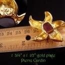 Rare Pierre Cardin  STARFISH Brooch - vintage jelly belly turtle - couture jewelry -  Nautical star - sea star - Religious Virgin Mary