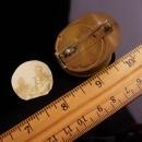 Enamel Military Hat locket BRooch Sweetheart Vintage pin  officers cap with PHOTO WW11 veterans memorabilia