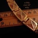 Vintage Cleopatra necklace - gold & Enamel statement collar - Goddess jewelry - hinged necklace