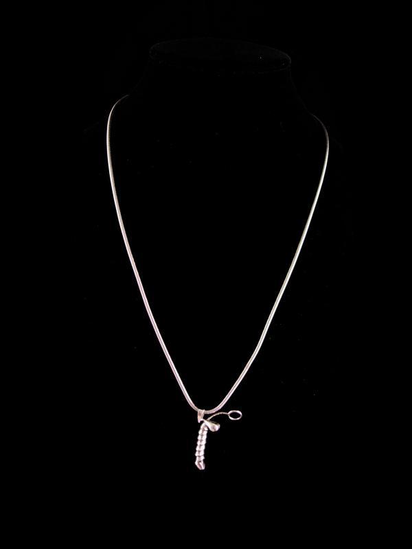 NUDE sterling pendant /Male Figural necklace / Vintage Gay Interest / erotic Phallus / Phallus novelty Silver phallic bachelor party gift