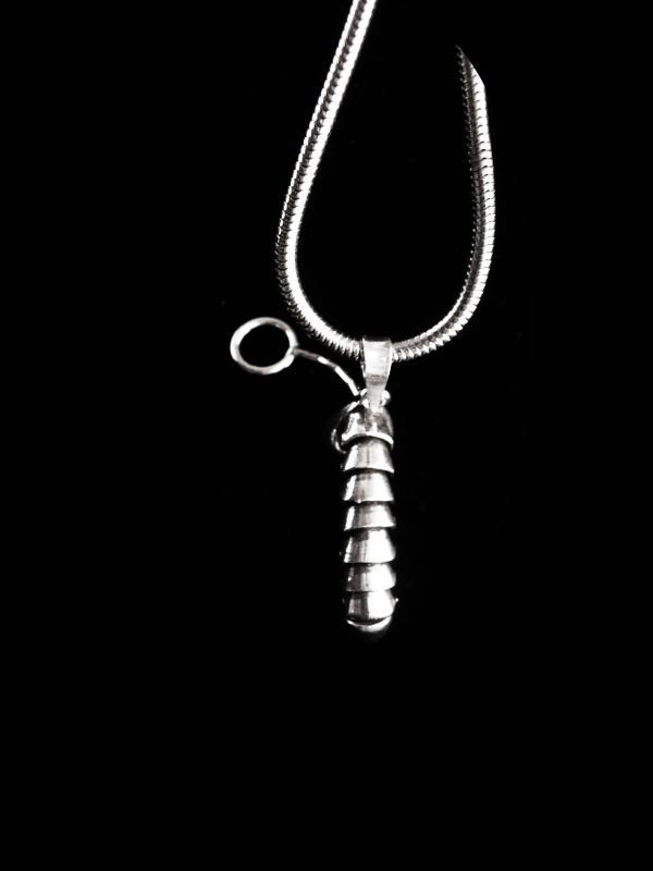 NUDE sterling pendant /Male Figural necklace / Vintage Gay Interest / erotic Phallus / Phallus novelty Silver phallic bachelor party gift
