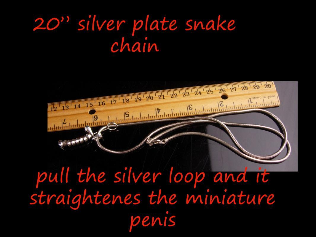 NUDE sterling pendant /Male Figural necklace / Vintage Gay Interest / erotic Phallus / Phallus novelty Silver phallic bachelor party gift