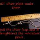 NUDE sterling pendant /Male Figural necklace / Vintage Gay Interest / erotic Phallus / Phallus novelty Silver phallic bachelor party gift