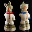 PAIR Vintage Donkey Political Figural bottle and Democrat elephant Novelty gift Mens desk accessory
