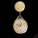 Antique Ingersoll Nurse watch - Enamel teacher watch - retractable chain - pendant pocketwatch -