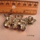 Vintage monkey brooch - Enamel monkey pin - whimsical gift - figural pin - rhinestone see no evil year of the monkey