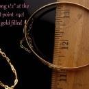 VINTAGE IRISH Claddagh bracelet - 14ct gold filled Irish - sweetheart gift - Ireland Celtic bangle -  Loyalty Friendship anniversary