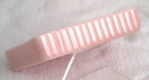 Ceramic/Pottery/Small Pink Rectangle Dish/Shallow/Don Jay Ceramics/Made In California