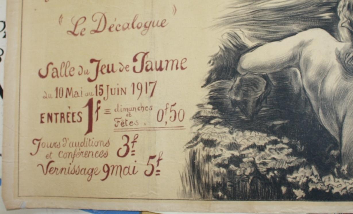 WWI French Nude Art Print France 1917