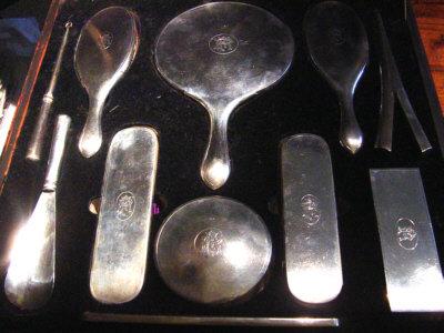 Massive China Trade Silver Dressing Service