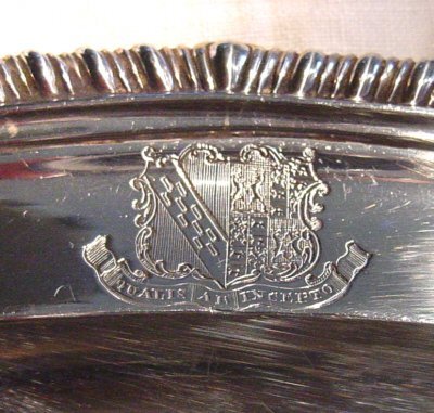 George III Sterling Platter