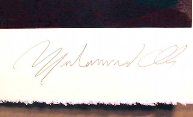 Muhammad Ali, Guiding Light, Signed Serigraph