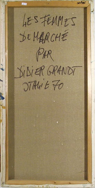 Didier Grandt Oil on Canvas Painting, 1970