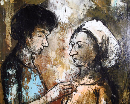 Didier Grandt Oil on Canvas Painting, 1970