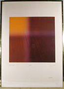 Barry Nelson Signed Aquatint Etching, Op Art