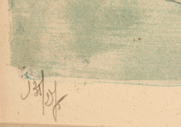 Bernard Gantner S/N Lithograph, Landscape