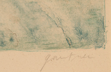 Bernard Gantner S/N Lithograph, Landscape
