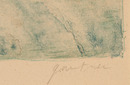 Bernard Gantner S/N Lithograph, Landscape