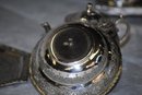 Persian Silver small samovar on stand - teapot and waste bowl 1920