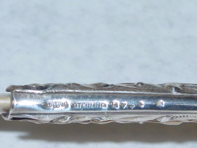 Antique ivory letter opener Gorham & Co. America 1900