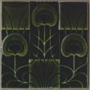 Antique English Art Nouveau Tile
