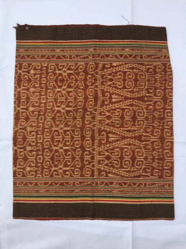 FREE POSTAGE Old Authentic SKIRT Dayak Textile cotton SARONG LADIES GARMENT #15