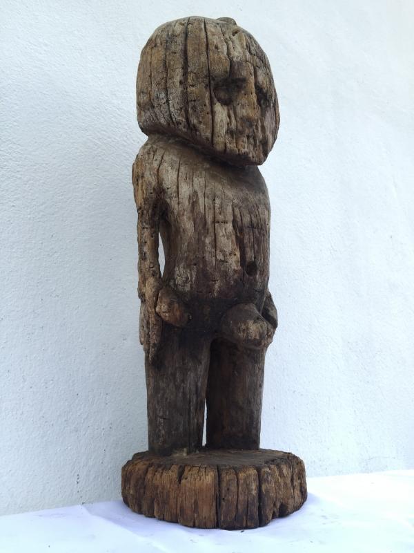 ERODED SENTANI 540mm PENIS Fertility Korwar Statue Oceanic Sculpture Artefact
