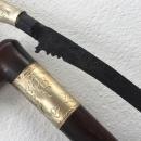 MALAY ARCHIPELAGO 350mm DAGGER Badik Keris Kris Sword Samurai Knife Jawi #4