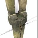 LARGE PATUNG POLISI 1570mm STATUE Dayak Tribal Figure Sculpture Authentic Borneo