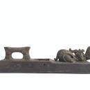 TOP CLASS ARTIFACT Mythical Creature 9.9 lb Wood Planing Tool Tribal Dayak Borneo Statue Figure