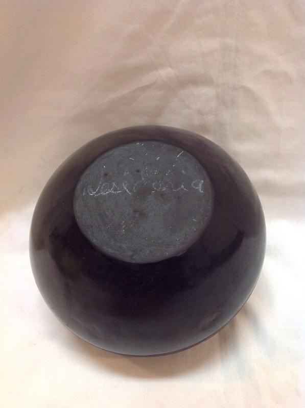 DESIDERIA MONTOYA SANCHEZ SAN ILDEFONSO PUEBLO POTTERY POT BOWL MARIA MARTINEZ SISTER NATIVE AMERICAN