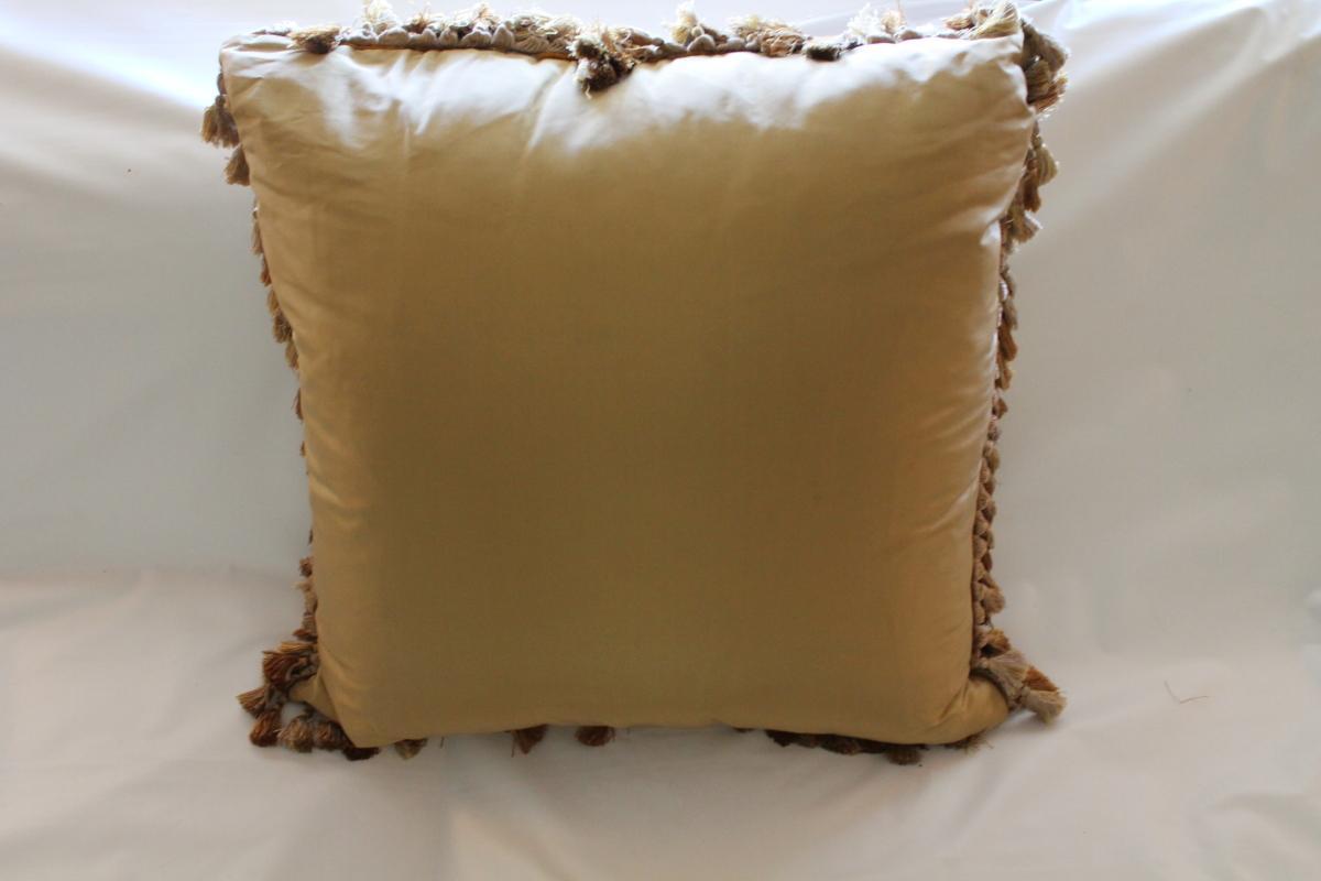 Exquisite 18th Century Metal thread Pillows