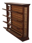 Oak country store ribbon cabinet