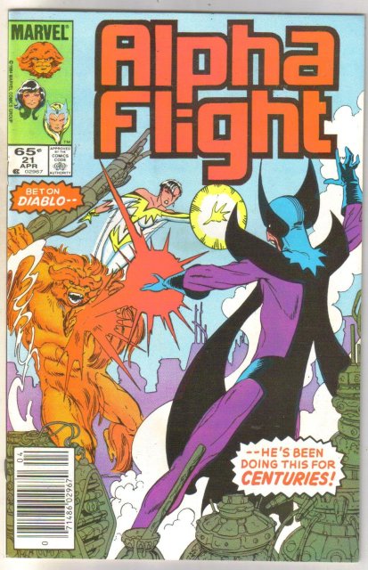 Alpha Flight #21 comic book mint 9.8