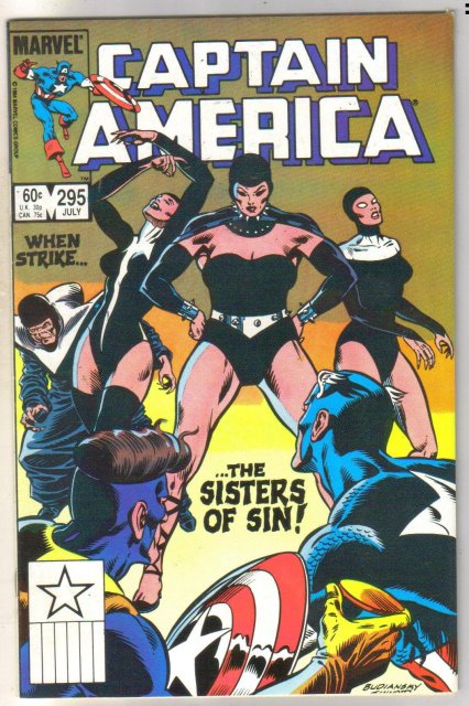 Captain America #295 comic book near mint 9.4