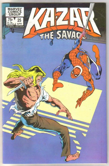 Kazar The Savage #25 comic book near mint 9.4