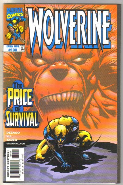 Wolverine #130 comic book mint 9.8