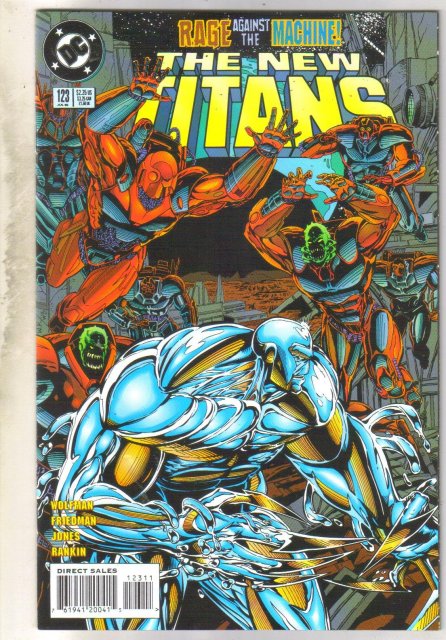 New Titans #123 comic book  near mint 9.4