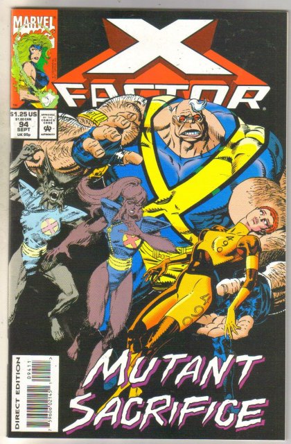 X-Factor #94 comic book near mint 9.4