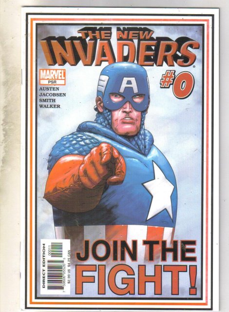 New Invaders #0 comic book near mint 9.4