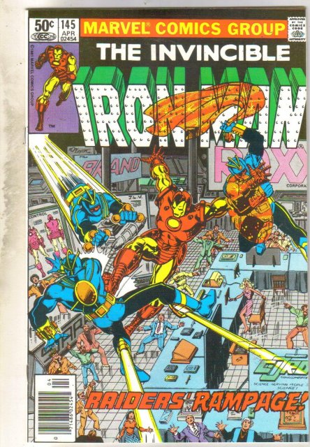 Iron Man #145 comic book near mint 9.4